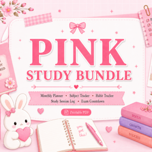 Printable Study Planner