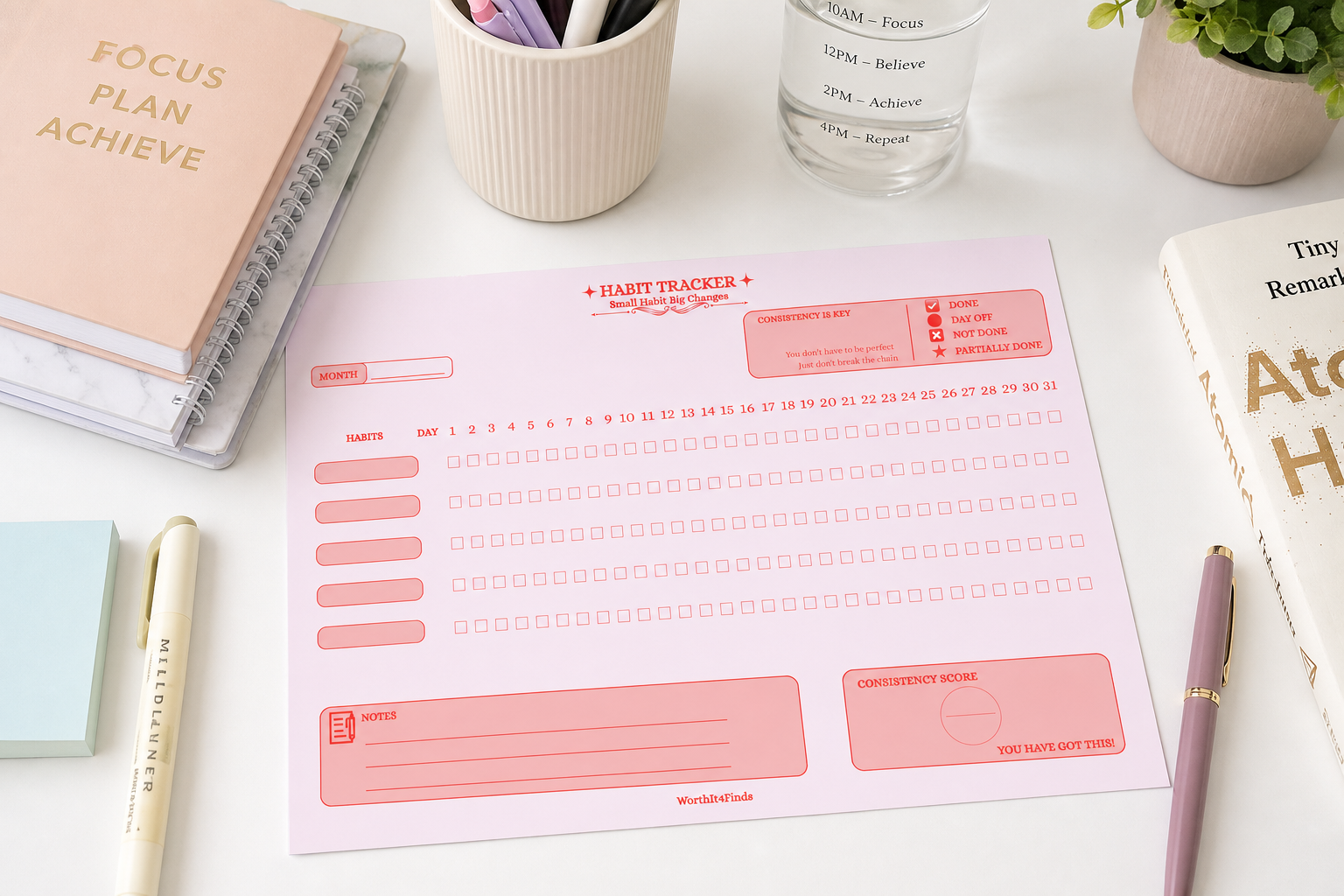 Printable Study Planner